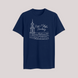 T-Shirt Academy, XS, Deep blue, Unisex
